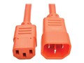 Tripp Lite Standard Computer Power Extension Cord, 10A, 18AWG IEC-320-C14 to IEC-320-C13, Orange, 6ft, P004-006-AOR, 32985844, Power Cords Tripp Lite Standard Computer Power Extension Cord, 10A, 18AWG IEC-320-C14 to IEC-320-C13, Orange, 6ft, P004-006-AOR, 32985844, Power Cords