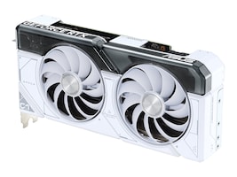 Asus DUAL-RTX4070-12G-WHITE Main Image from Right-angle