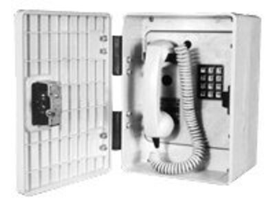 GAI-Tronics Outdoor Rugged Telephone, Analog Spring Door Option (Keypad), 256-001SK                     , 41811443, Telephones - Business Class