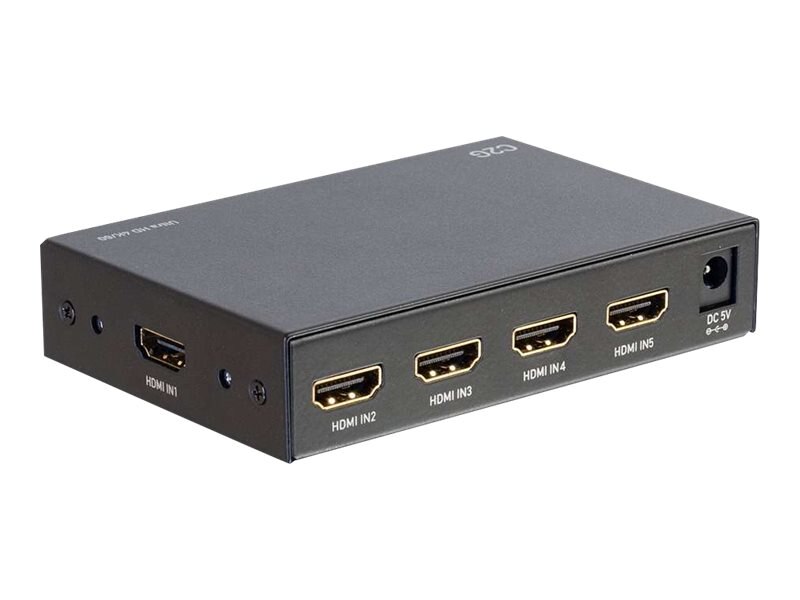 Buy C2G 5-Port HDMI Switch 4K 60Hz at Connection Public Sector Solutions