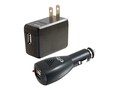 C2G AC and DC to USB Travel Charger Bundle, 22330, 12875031, Power Converters