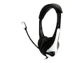 Ergoguys 3.5mm Plug Headset Black White, EG-36WHT, 41400075, Headsets (w/ microphone)