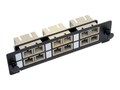 Tripp Lite High-Density Fiber Adapter Panel (MMF SMF), 6 SC Duplex Connectors, Black, N492-06D-SC, 34364427, Patch Panels