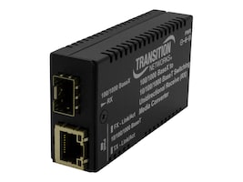 Transition Networks M/GE-PSW-SFP-01-URX-NA Main Image from Left-angle