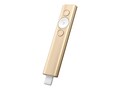 Logitech Spotlight Presentation Remote, Gold, 910-004860, 33673252, Remote Controls - Presentation