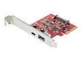 StarTech.com 2-Port 10Gbps USB 3.1 USB-A & USB-C PCIe Card, PEXUSB311AC3, 41047502, Controller Cards & I/O Boards