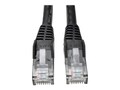 Tripp Lite Cat6 UTP Gigabit Snagless Ethernet Patch Cable, Black, 10ft, N201-010-BK, 6113081, Cables