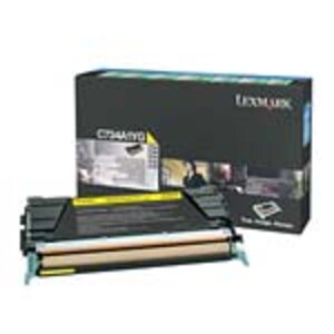 Lexmark Yellow Return Program Toner Cartridge for C734, C736, X734, X736 & X738 Series, C734A4YG, 10421968, Toner and Imaging Components - OEM