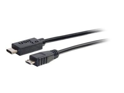 C2G USB 2.0 Type C to USB Micro-B M M Cable, Black, 12ft, 28853, 25616506, Cables C2G USB 2.0 Type C to USB Micro-B M M Cable, Black, 12ft, 28853, 25616506, Cables