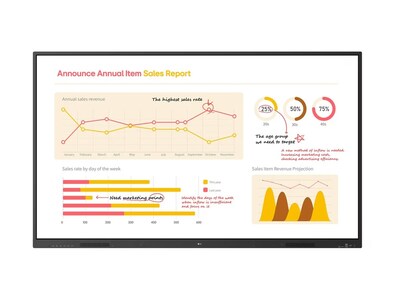 LG 75 CreateBoard Core 4K Ultra HD LED-LCD Touchscreen Display, 75TR3BQ-B                     , 42018677, Monitors - Large Format - Touchscreen