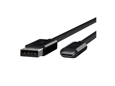 Belkin 10 Gbps USB 3.1 USB-A to USB-C M M Cable, Black, 1m, F2CU029BT1M-BLK, 25876148, Cables