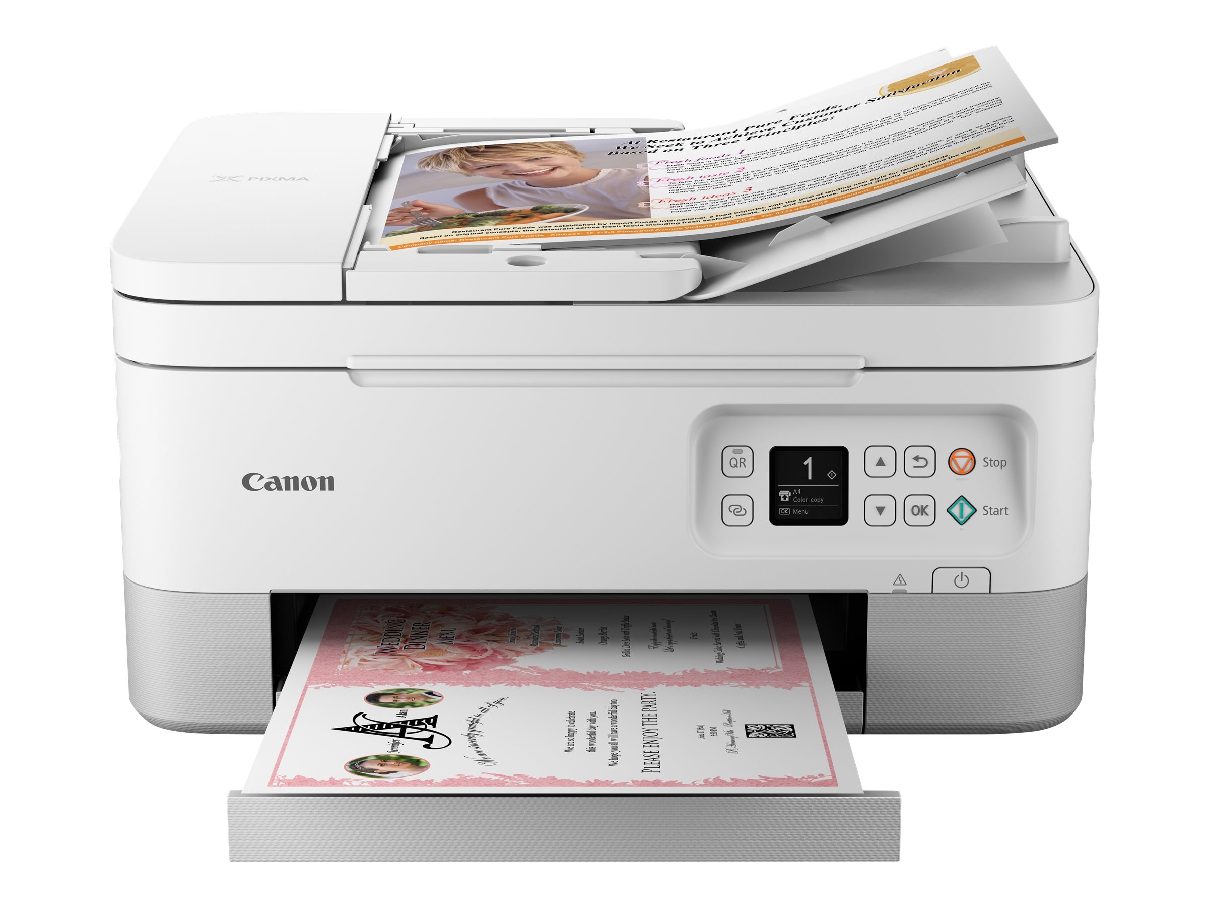 Opfattelse gele idiom Canon PIXMA TR7020a Wireless All-in-One Printer - White (4460C072)