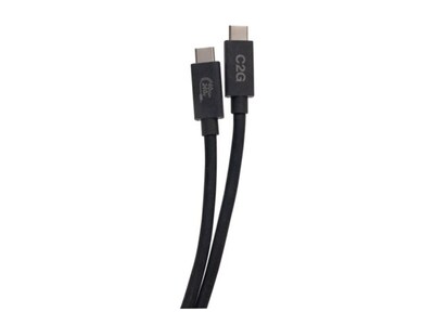 C2G USB 4.0 USB-C to C (48V 5A) 240W Charging Cable, Black, 1m, C2G54552 , 41844253, Cables C2G USB 4.0 USB-C to C (48V 5A) 240W Charging Cable, Black, 1m, C2G54552 , 41844253, Cables