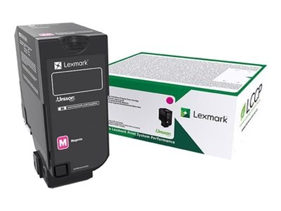 Lexmark Magenta Standard Yield Return Program Toner Cartridge for CS720, CS725 & CX725 Series, 74C1SM0, 31439770, Toner and Imaging Components - OEM