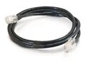 Legrand Q-Series CAT6 Non-Booted Patch Cable, Black, 1ft, 566-135-001                   , 42027257, Cables
