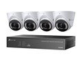 TP-LINK VIGI 4MP Full-Color Turret IPC & 4 Channel PoE+ NVR KIT, VIGI NK4P-T4425-2T            , 41847026, Video Capture Hardware