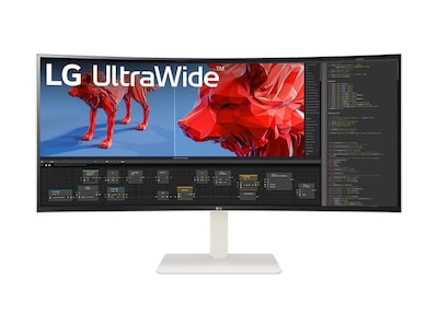 LG 37.5 38BR85QC-W WQHD LED-LCD Curved Ultrawide Monitor, White, 38BR85QC-W, 41881952, Monitors - Large Format LG 37.5 38BR85QC-W WQHD LED-LCD Curved Ultrawide Monitor, White, 38BR85QC-W, 41881952, Monitors - Large Format
