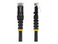 StarTech.com CAT6 Gigabit Wire 100W PoE 650MHz Molded Ethernet Patch Cable, Black, 15ft, C6PATCH15BK, 4918935, Cables