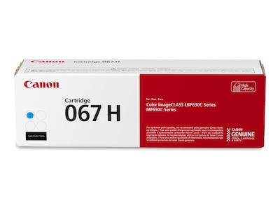 Canon Cyan 067 H High Yield Toner Cartridge , 5105C001, 41594773, Toner and Imaging Components - OEM Canon Cyan 067 H High Yield Toner Cartridge , 5105C001, 41594773, Toner and Imaging Components - OEM