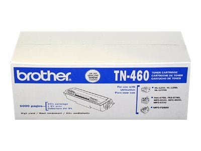 Brother Black Toner Cartridge for HL-1240 1250 1440 1450 1470N Printers, TN460, 145643, Toner and Imaging Components - OEM Brother Black Toner Cartridge for HL-1240 1250 1440 1450 1470N Printers, TN460, 145643, Toner and Imaging Components - OEM