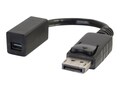 C2G DisplayPort Male to Mini DisplayPort Female Adapter, 18412, 17420773, Adapters & Port Converters