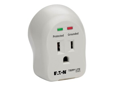Tripp Lite Protect It! Surge (1) Outlet Direct Plug-In 600 Joules, SPIKECUBE, 180398, Surge Suppressors