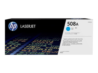 HP 508A Cyan LaserJet Toner Cartridge w  JetIntelligence, CF361A, 19055360, Toner and Imaging Components - OEM