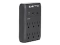 Tripp Lite 1080 Joules Protect It 6-Outlet Surge Protector w 5-15R Outlets, USB-C, USB-A - Black, SK60CB , 41859016, Surge Suppressors Tripp Lite 1080 Joules Protect It 6-Outlet Surge Protector w 5-15R Outlets, USB-C, USB-A - Black, SK60CB , 41859016, Surge Suppressors