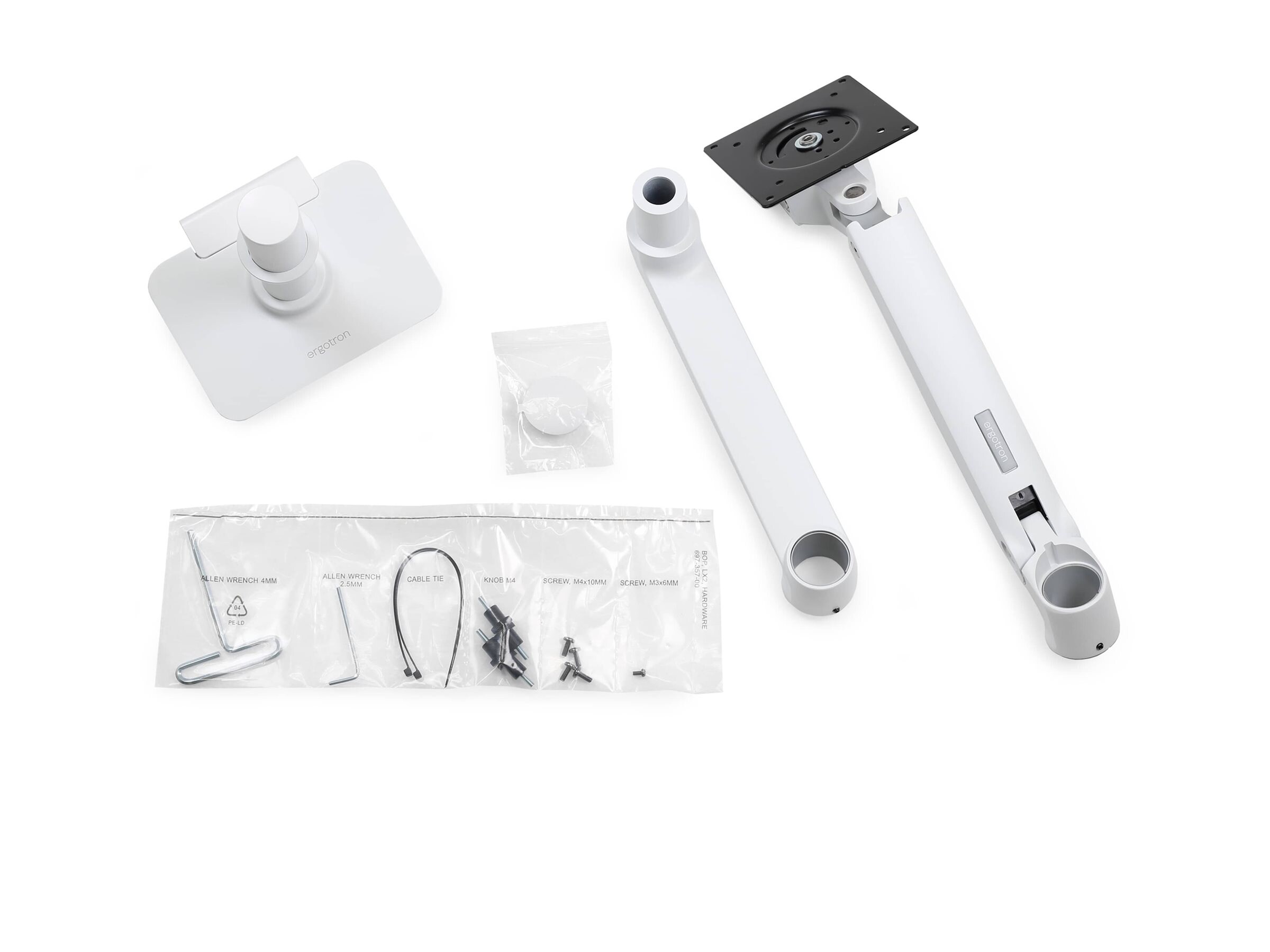 Ergotron LX Desk Monitor Arm mounting kit - for monitor