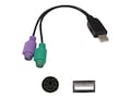 AddOn 5PK 8in USB2 ADPT CBL a Male T, USB2PS2-5PK, 41090634, Cables AddOn 5PK 8in USB2 ADPT CBL a Male T, USB2PS2-5PK, 41090634, Cables