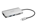 Kensington USB-C 8-in-1 Driverless Mobile , K33820WW, 41316395, Adapters & Port Converters