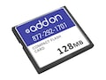 AddOn 128MB Compact Flash Memory Card for Cisco, MEM-NPE-G1-FLD128-AO, 23206036, Memory - Flash