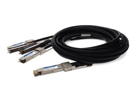 AddOn QDD-4QSFP56-400-CU1-5M-AO      Main Image from Right-angle