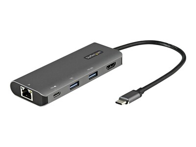 StarTech.com 10Gbps USB 3.1 Gen 2 USB C Multiport Adapter Mini Dock - 4K HDMI 100W PD USB Hub GbE, DKT31CHPDL, 41193418, Docking Stations & Port Replicators