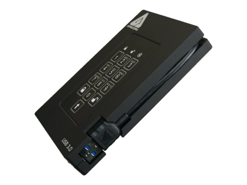 Apricorn 1TB Aegis Padlock USB 3.0 FIPS Validated Hardware (A25 