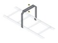 L-Com Ladder CNTR BKT,18 ,BLK,1 , CLB-CSB-W18, 37018693, Rack Mount Accessories