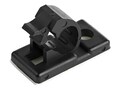 StarTech.com 55mm Adhesive Cable Management Clips, Black, 100-pack, CBMCC1, 41161855, Cable Accessories