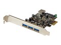 StarTech.com 4 Port PCI Express USB 3.0 Card - 3 External and 1 Internal, PEXUSB3S42, 20215172, Controller Cards & I/O Boards