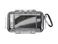 Pelican I1015 Micro Case w  Clear Lid for iPod & Smartphone w  Liner, Black, 1015-005-100, 31175428, Carrying Cases - Phones/PDAs