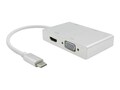 Axiom 4-in-1 USB-C to HDMI, VGA, DVI & USB Video Adapter, 4N1USBCHVDU-AX, 34978322, Adapters & Port Converters