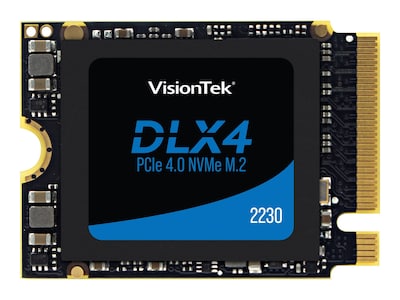 VisionTek 512GB DLX4 PCIe 4.0 x4 NVMe M.2 2230 Internal Solid State Drive , 901558, 41612995, Solid State Drives - Internal VisionTek 512GB DLX4 PCIe 4.0 x4 NVMe M.2 2230 Internal Solid State Drive , 901558, 41612995, Solid State Drives - Internal