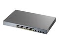 Zyxel GS1350-26HP 1U RM Smart Managed PoE+ Switch 24xGbE PoE+ 2xGbE RJ-45 SFP combo, GS1350-26HP, 41047296, Network Switches