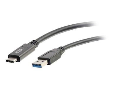 C2G USB 3.0 Type C (USB-C) to USB-A M M Cable, Black, 10ft, 28833, 35920413, Cables C2G USB 3.0 Type C (USB-C) to USB-A M M Cable, Black, 10ft, 28833, 35920413, Cables