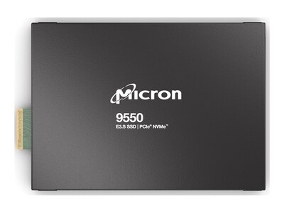 Crucial 15.36TB Micron 9550 Pro PCIe Gen 5 NVMe OCP 2.0 + TCG Opal E3.S 7.5mm Internal Solid State Drive, MTFDLBQ15T3THA-1BK1DABYYR, 41868521, Solid State Drives - Internal Crucial 15.36TB Micron 9550 Pro PCIe Gen 5 NVMe OCP 2.0 + TCG Opal E3.S 7.5mm Internal Solid State Drive, MTFDLBQ15T3THA-1BK1DABYYR, 41868521, Solid State Drives - Internal