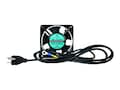 Rack Solutions Wallmount Fan, 120mm Integrated Grounding Cable, 180-5416, 35036564, Rack Cooling Systems