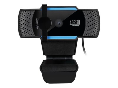 Adesso 1080P HD Auto Focus Webcam with Built-in Dual Microphone , CYBERTRACKH5, 41158355, WebCams & Accessories