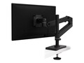 Ergotron LX Pro Desk Monitor Arm w  Tall Pole and Grommet Mount for Displays up to 34 - Black, 45-709-292, 42061502, Stands & Mounts - Desktop Monitors