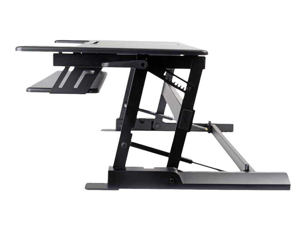 Tripp lite sit stand height adjustable workstation standing desk 36 x 22in hotsell