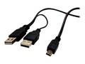 Bytecc USB 2.0 y Cable, a Male X 2 to , USB2-HD201, 41136623, Cables
