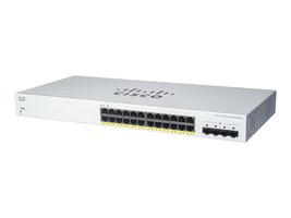 Cisco CBS220-24T-4G-NA Main Image from Right-angle